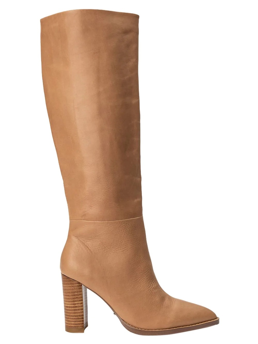 NWOT Tony Bianco Tan Leather Knee-High Block Heel Boots size 7.5